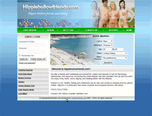 Tablet Screenshot of hippiehollowfriends.com